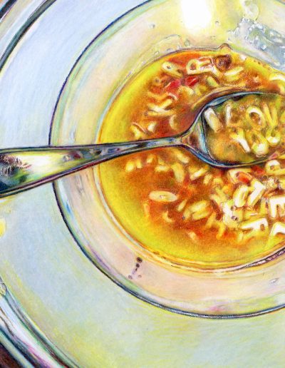 Kate Woodliff O'Donnell: I love you soup drawing